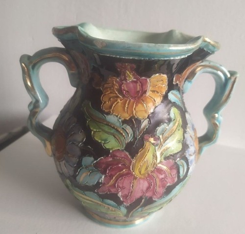 Petit vase multicolore vintage