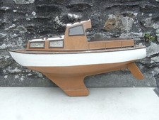 VOILIER BATEAU DE BASSIN QUILLE PLOMBE MAQUETTE COQUE BOIS NAVIGATION MOTORISE