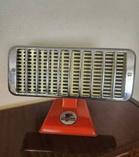 Ancien Radiateur Chauffage THERMOR à Transformer en Lampe Rouge et Gris Vintage