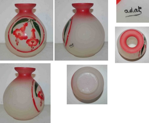 Vase art nouveau verre - vase,