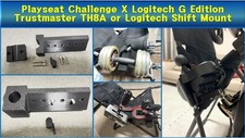 Playseat Challenge X Logitech G Edition TH8A ou Logitech Shifter Mount