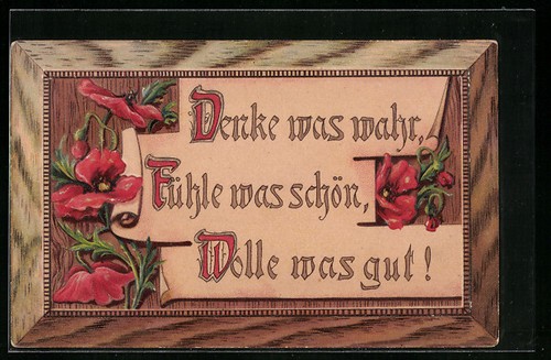 Carte postale imitation - , feu