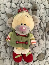 Rare peluche vintage diddl pimboli de noel 30 cm 