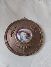 Petit Tableau Ovale Avec