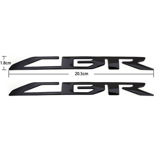Cbr emblems logo sticker - 3d,
