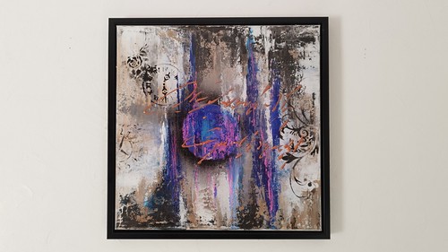 Tableau abstrait coloré - tableau,