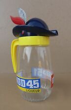 Pichet PERNOD 45 PASTIS 51 plumes carafe ancienne pub pichet bar bistrot pitcher