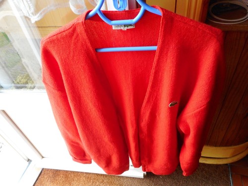Cardigan pull vintage lacoste - cardigan,