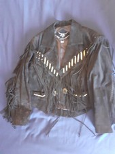 veste western à franges femme