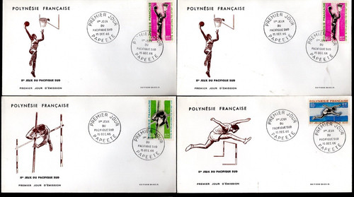 Polynesie fdc 4 - 42/45-,