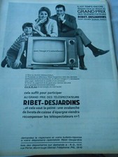 Publicité Advertising 1963  Au grand prix des téléspectateurs Ribet Desjardins
