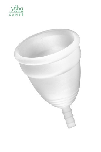 Coupe menstruelle blanche - coupe,