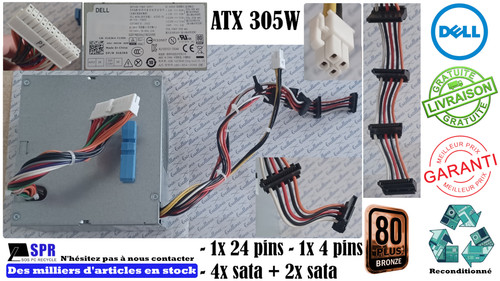 Alimentation atx dell 305w - atx,