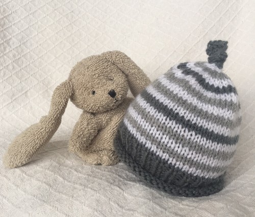 Chapeau lutin bébé - , tricoté