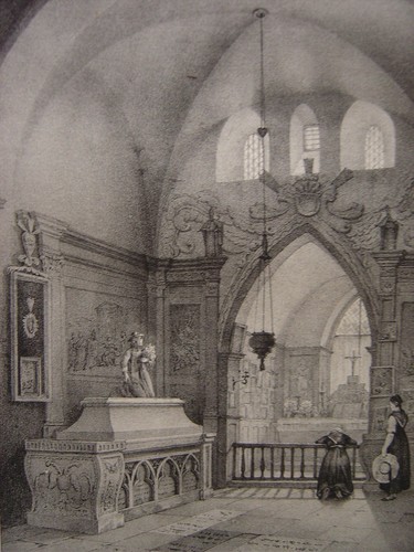 Grande lithographie chapelle - grande,
