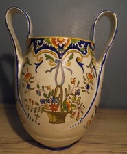 Ancien vase a anses ,Desvres