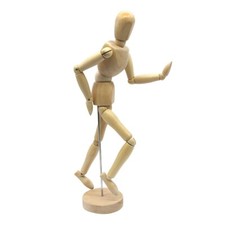 Mannequin Articule en Bois Environ 20CM