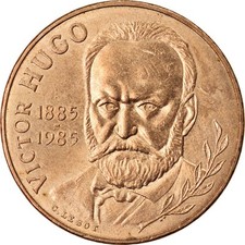 Monnaie, France, Victor Hugo, 10 Francs, 1985, SUP, Nickel-Bronze, Gadoury:819