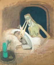 Peinture Gouache de Madeleine