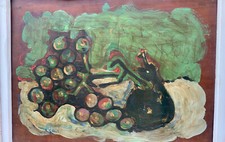 Tableau Ancien Huile/bois/