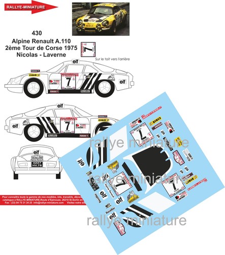 Decals ref 0430 alpine - ref,