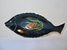 Ancien plat vide poche - , poisson
