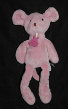 🐭Peluche HISTOIRE D'OURS HO2315 Doudou souris rose sweety longues jambes 30 cm