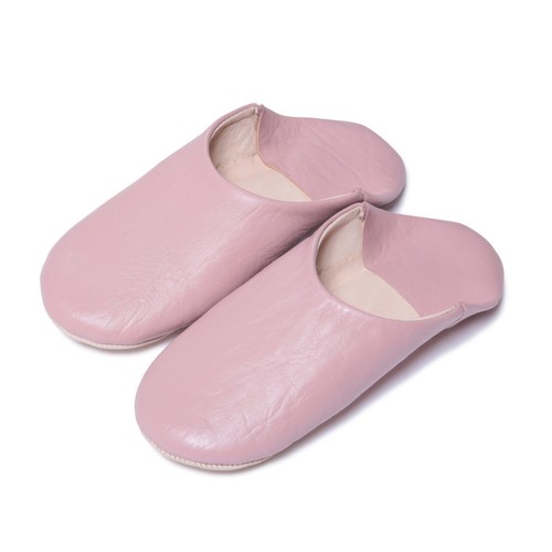 Pink babouche womens leather - /,