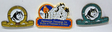 3 Pin's MUSHER CHIEN TRAINEAU JEUX HIVER NORVEGE FED FRANCE PULKA HUSKY