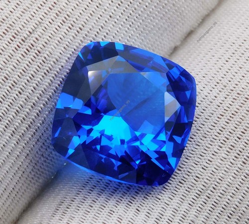 Coussin tanzanite bleue - coussin,