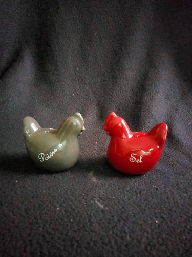 Salière poivrière poules - salière, et