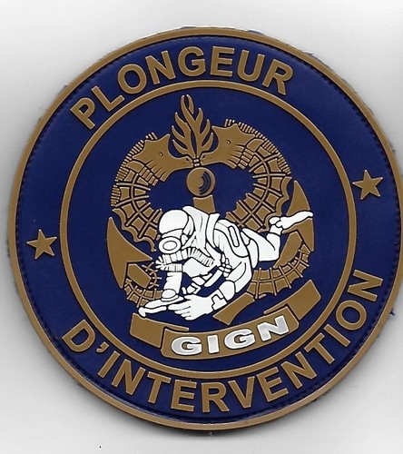 Ecusson france gign plongeur - gign,