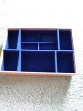 Jewelry tray cubby storage