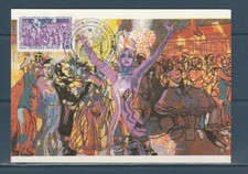 carte  1er jour  réalisation d'un éclairage public a l'électricité   1982