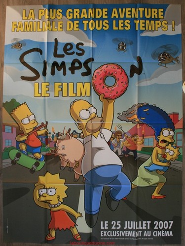 Les simpson affiche cinéma - les,