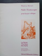 PARTITION -  THERESE BRENET - Suite fantasque pour harpe celtique