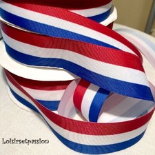 RUBAN TRICOLORE simple face