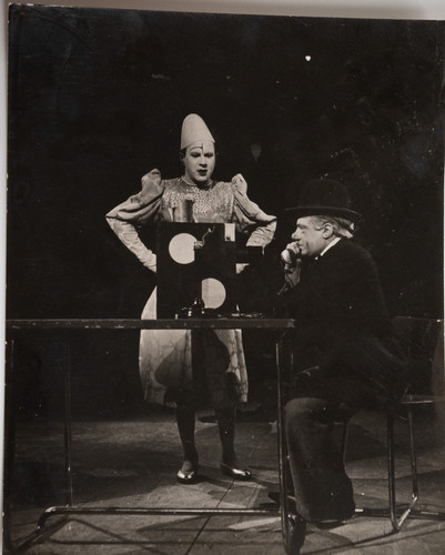 Photo argentique france - photo, clown