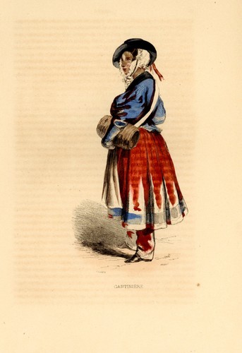 Cantiniere gravure couleur - gravure,