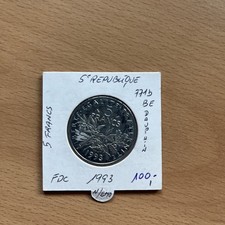 Francs semeuse 1993 - semeuse, neuve
