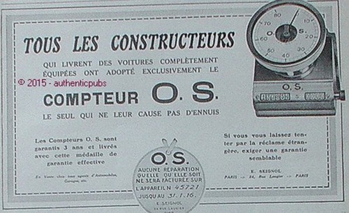 Publicite compteur s - compteur, o.s