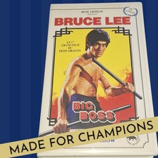 VHS RENÉ CHÂTEAU BRUCE LEE : BIG BOSS