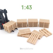 Lot 25 Palettes RECTANGLES, 1/43 Décor Entrepôt Camion Transport Marchandises