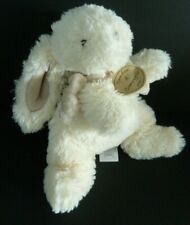 93. DOUDOU ET COMPAGNIE LAPIN BONBON BLANC ECRU TAUPE BEIGE 20cm DC1240 - NEUF*