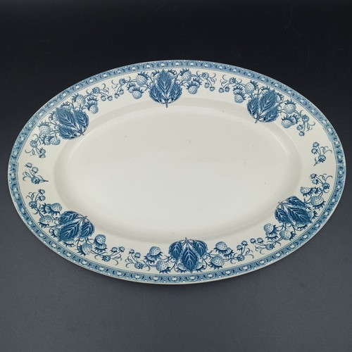 Sarreguemines plat ovale en - -,