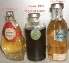3 Flacons Parfums Anciens