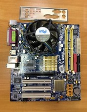 Carte mère Gigabyte GA-945PLM-S2 LGA775 Pentium D 3,4 GHz + I/0 Shield + Vent...