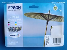 Lot de 4 Cartouches d'encre Epson T0445  bleu MAGENTA NOIR C86 CX3600 CX64