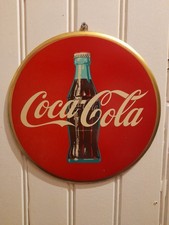 Rare ancien glaçoide original coca cola no plaque émaillée