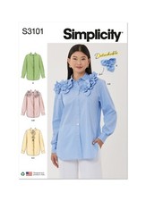 Simplicité 3101 Blouses Style Pour Femmes Patron De Couture Tailles 8-16 & 18-26
